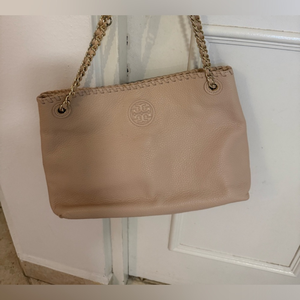 Tory Burch Marion Leather chain tote